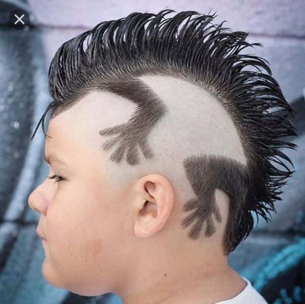 Фигурные стрижки для мальчиков
