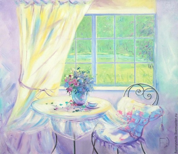 Доброе утро акварель