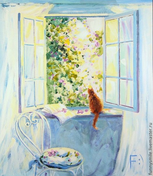 Окно живопись