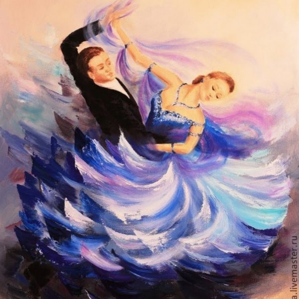 Современный танец рисунок