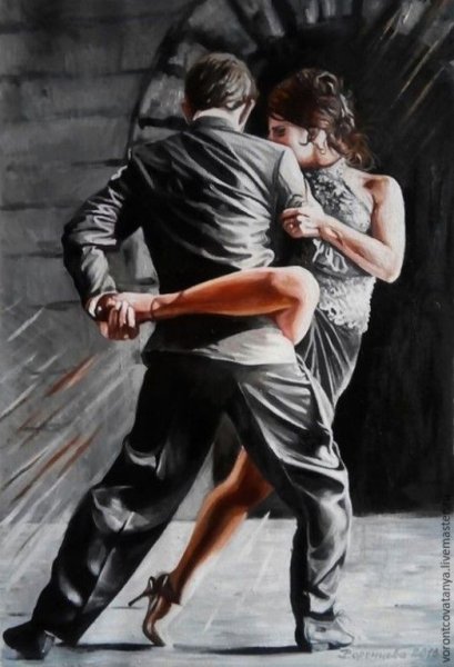 Силуэт танцора