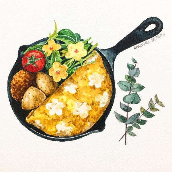 Рисунки еды