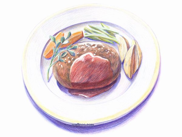 Блюдо рисунок