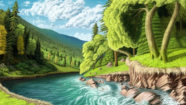 Сказочная речка