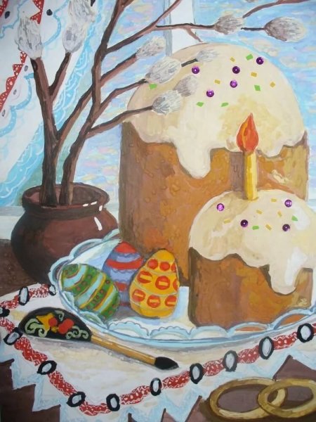 Рисунок на Пасху