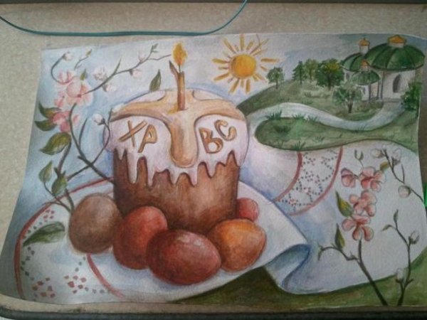 Красивые пасхальные рисунки