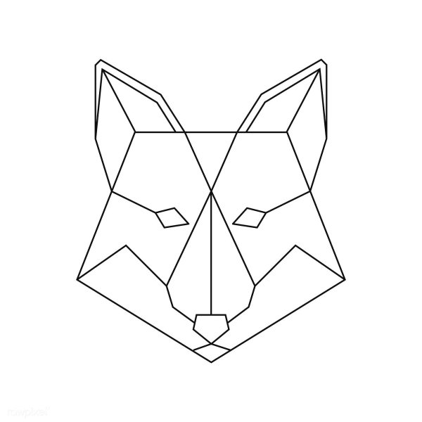 Геометрический симметричный рисунок