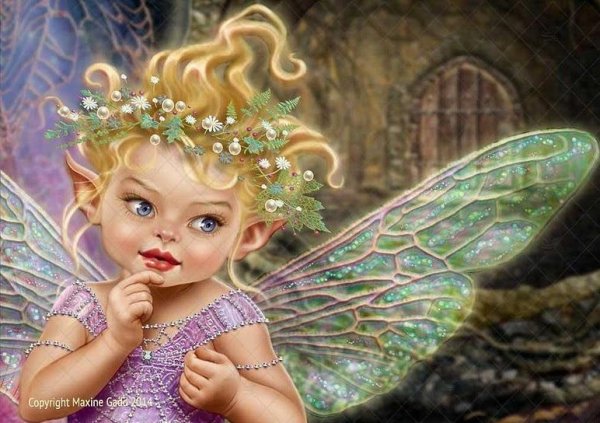 Цифровая иллюстрация прекрасные феи