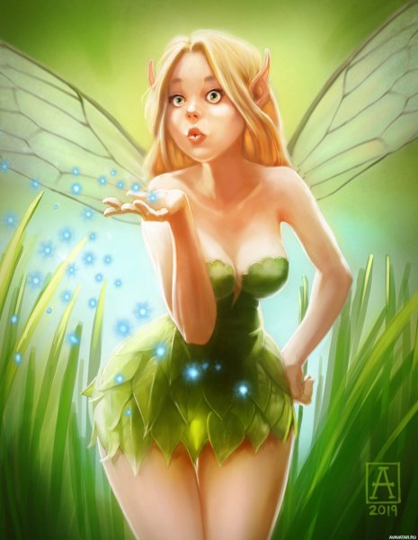Фейри Сильфы эльфы арт