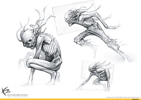 Скетчи монстров