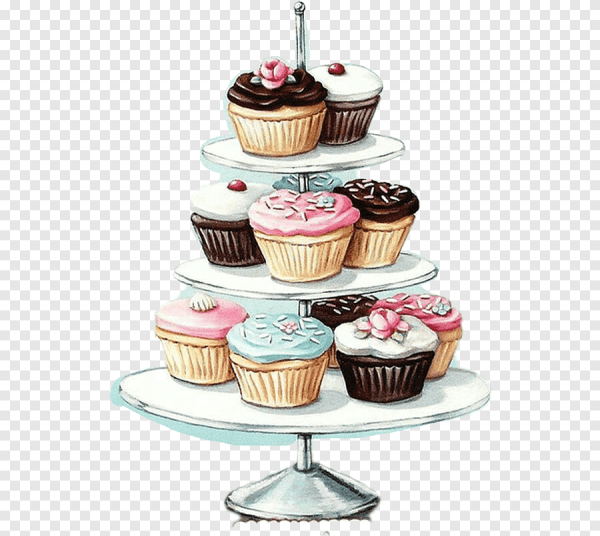 Сладости акварель