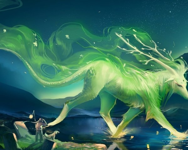 Кицунэ девятихвостый Лис