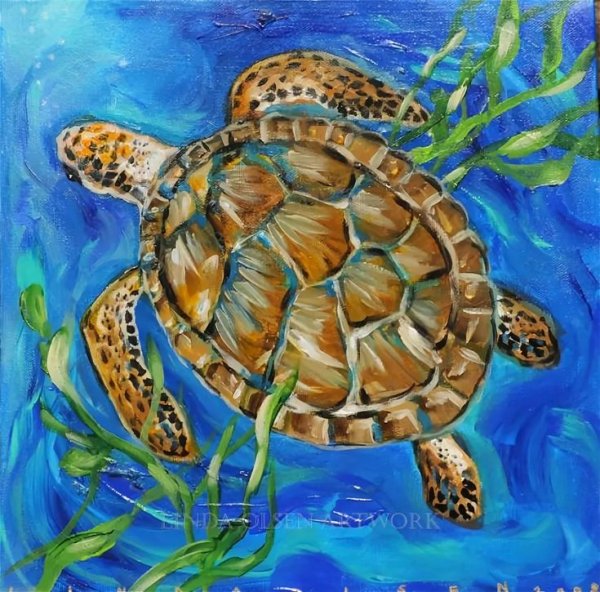 Черепаха рисунок