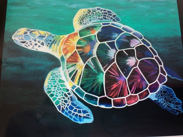 Картина черепаха