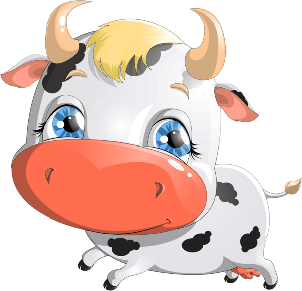 Бычок мультяшный