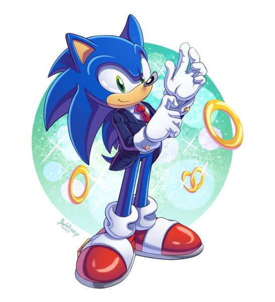 Sonic нарисовать Соника