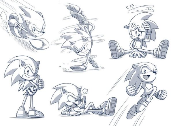 Соник Соник рисования