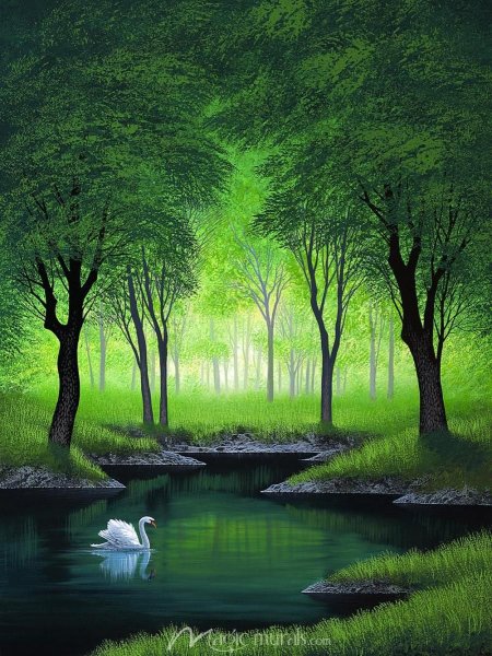 Летний пейзаж" Виктор Цыганов