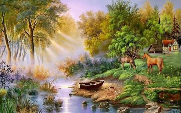 Пейзажи для рисования