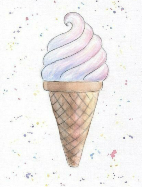 Рисунок мороженого