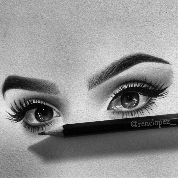 Бровь красивая нарисованная