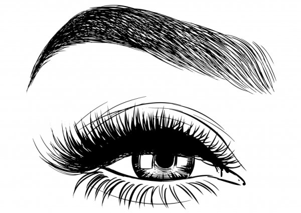 Ресницы Графика