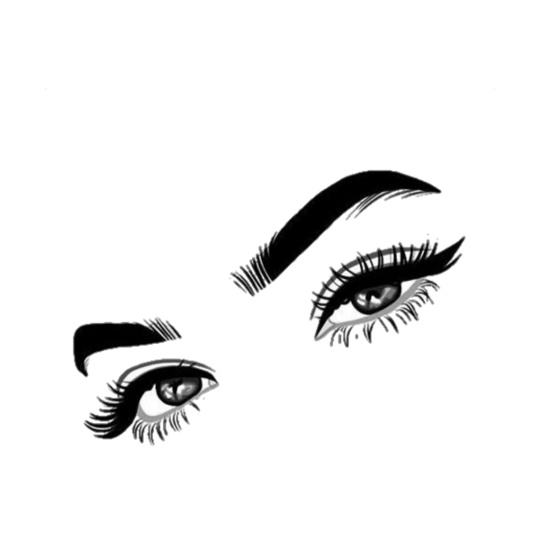 Ресницы рисунок карандашом