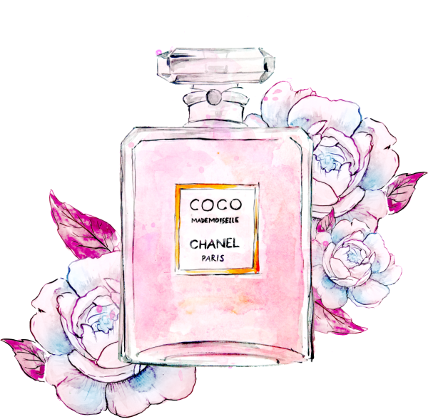 Духи нарисованные