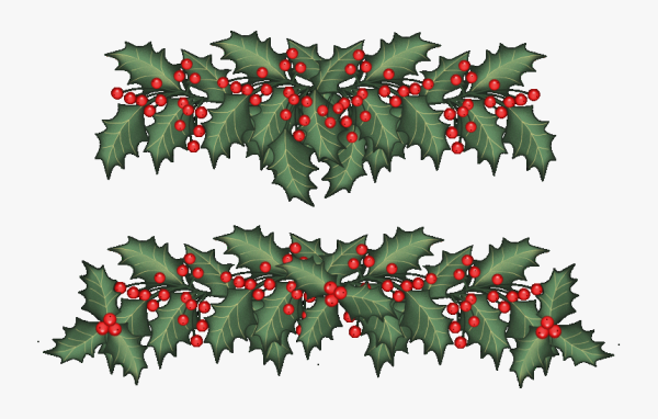 Гирлянда на прозрачном фоне