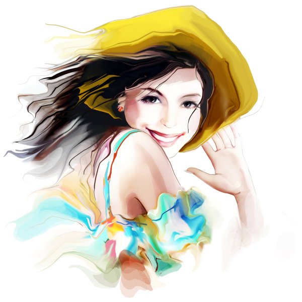 Женщина рисунок