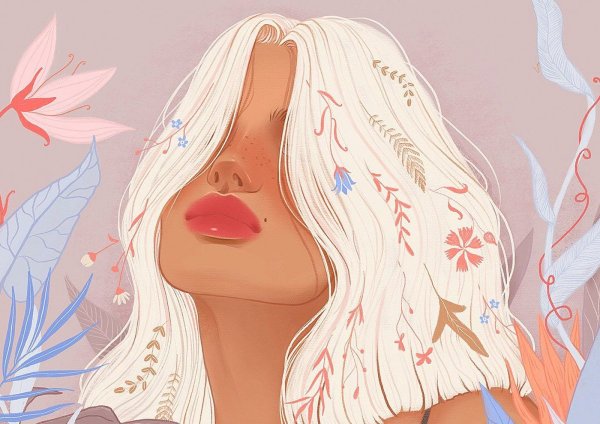 Рисунки девушек оригинальные