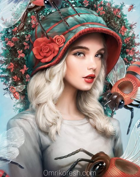 Девушка арт