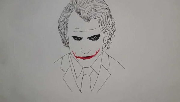 Джокер карандашом