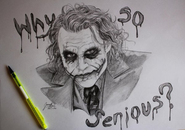 Джокер для срисовки