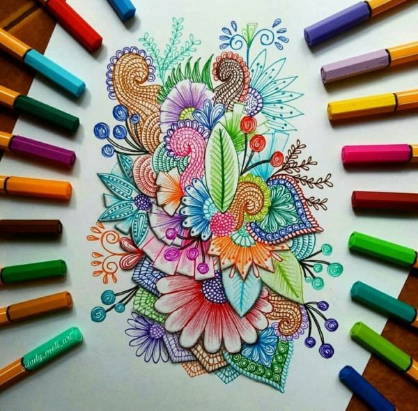 Рисунки фломастерами