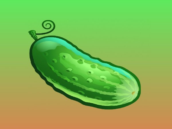Огурец рисунок