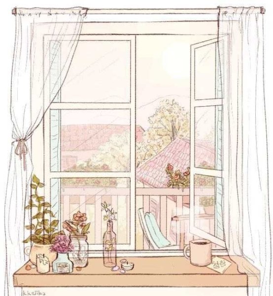 Красивые рисунки на окнах