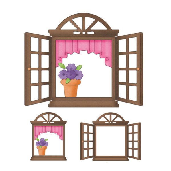 Окно для кукольного домика