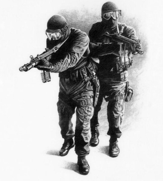 Спецназ рисунок