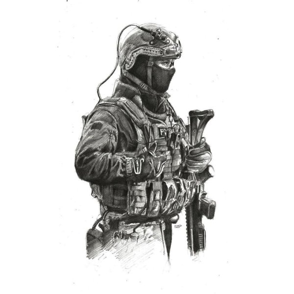 Спецназ рисунок