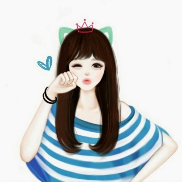 Нарисовать корейскую девушку