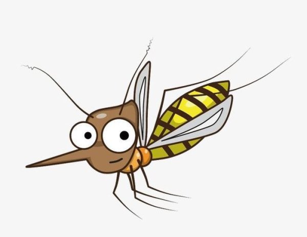 Комары мультяшные