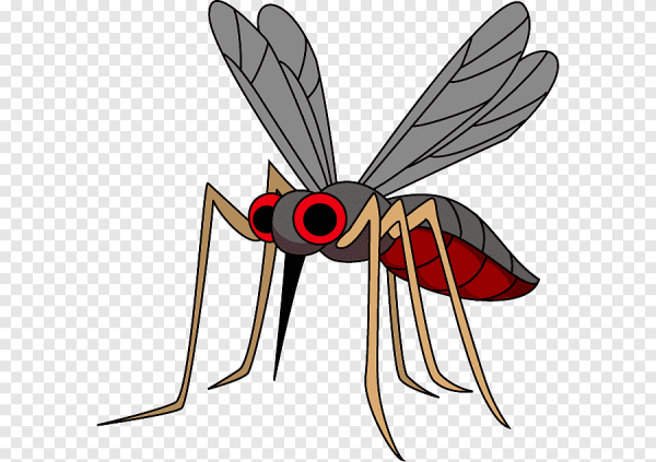 Комар мультяшный