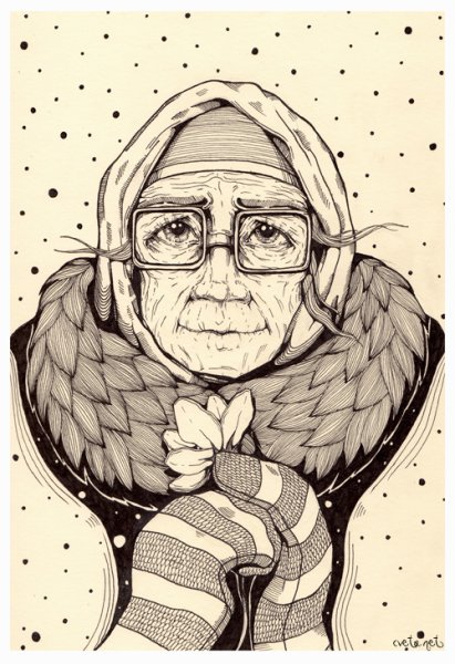 Наброски старушек