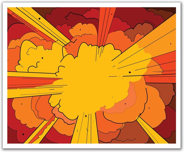 Мультяшный взрыв