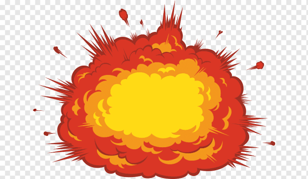 Нарисованный взрыв