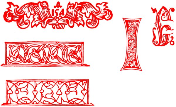 Буквицы Ивана Федорова