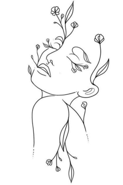 Рисунки контурные современные