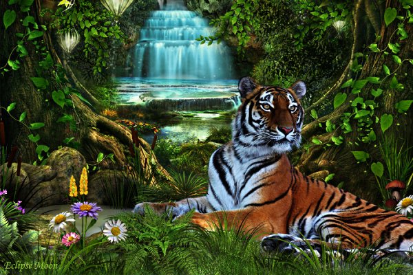 Тигр анимация