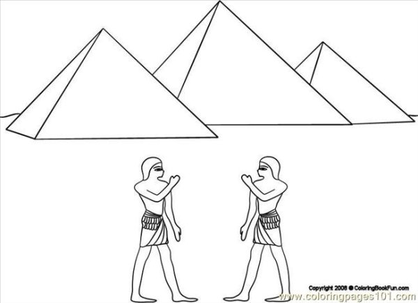 Древний Египет сфинкс раскрашенный